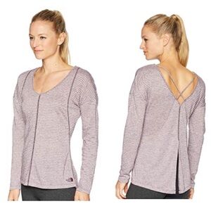 The North Face Striped Long Sleeve Top